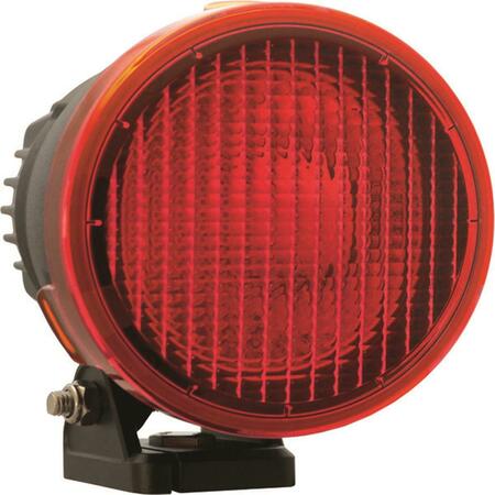 VISION X LIGHTING 9157634 4.72 in. Cannon Light Polycarbonate Flood Cover Red PCV-CP1RFL